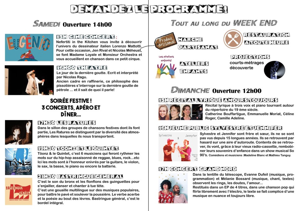 Programme de Il était une voix dans L’Art… Il était une voix dans l'Art... un programme de L'Art s'en Sort