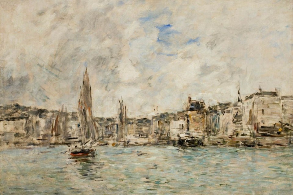 Eugène Boudin fut fasciné par le port de Honfleur situé dans le Calvados, près de Deauville