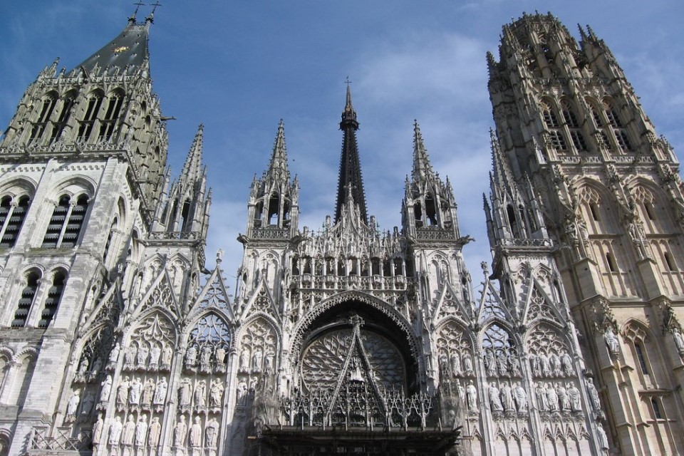 Die Kathedrale Notre-Dame de Rouen.