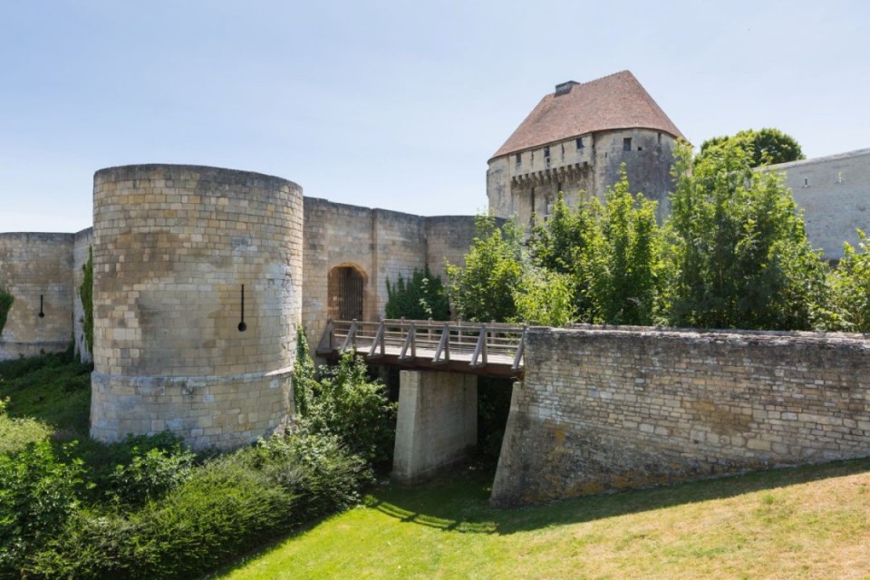 Das Schloss von Caen.