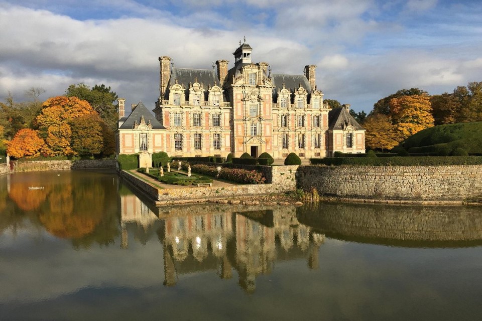 Das Schloss von Beaumesnil.