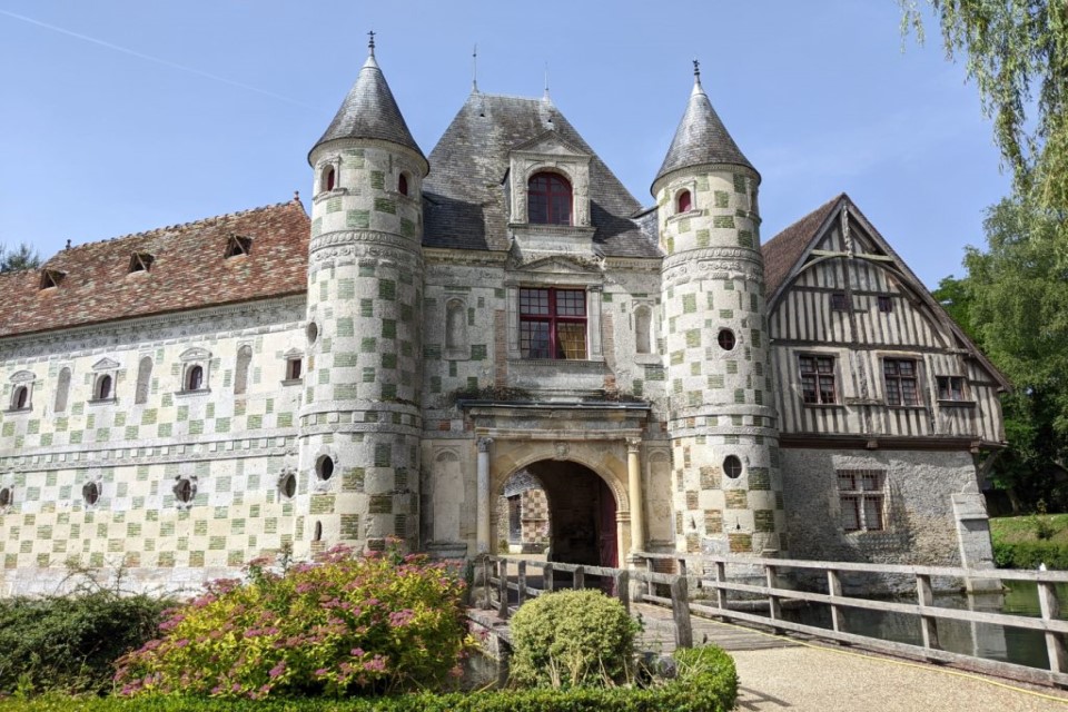 Das Schloss von Saint-Germain-de-Livet.