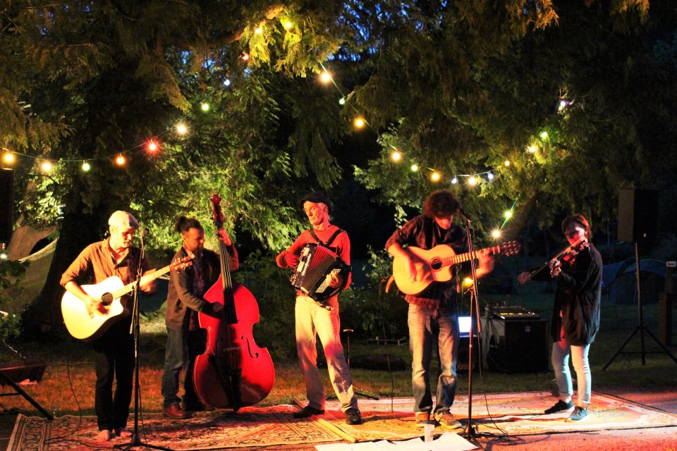 Concert en extérieur.