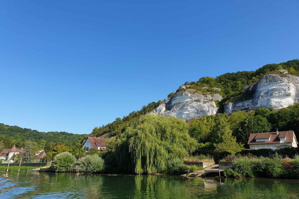 Regionale natuurparklussen van de Normandische Seine.