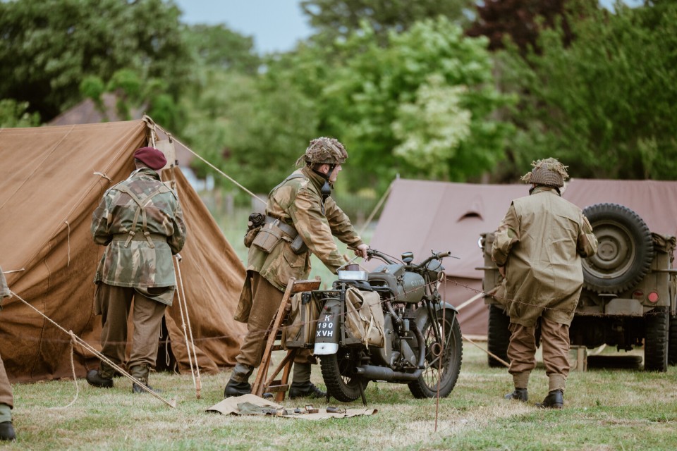 Reconstitution historique du D-Day à la Batterie de Merville